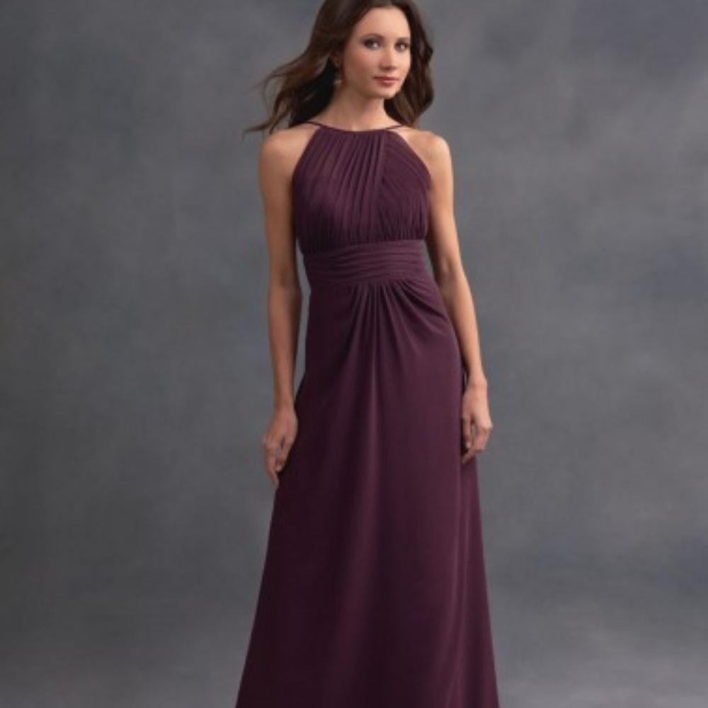 Alfred Angelo Bridesmaid 7401L in Tealness